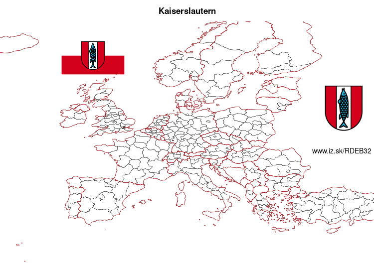 mapka Kaiserslautern DEB32