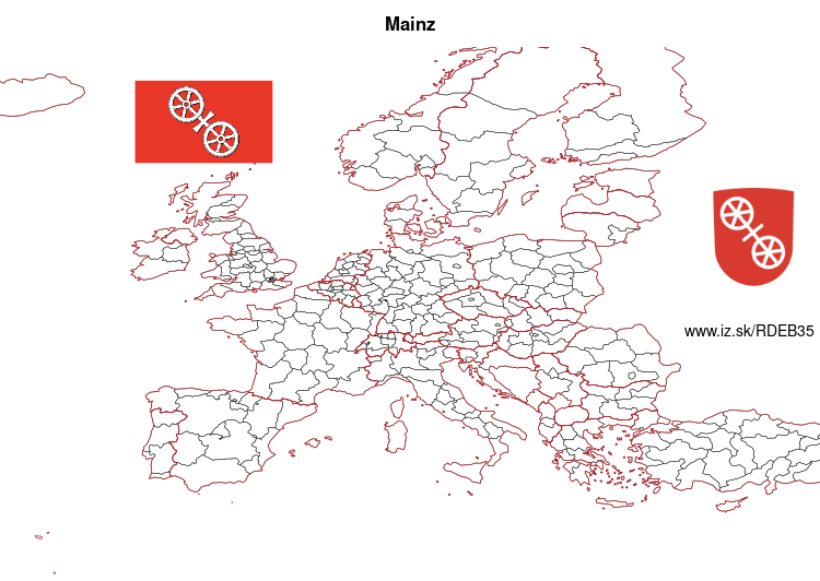 mapka Mohuč DEB35