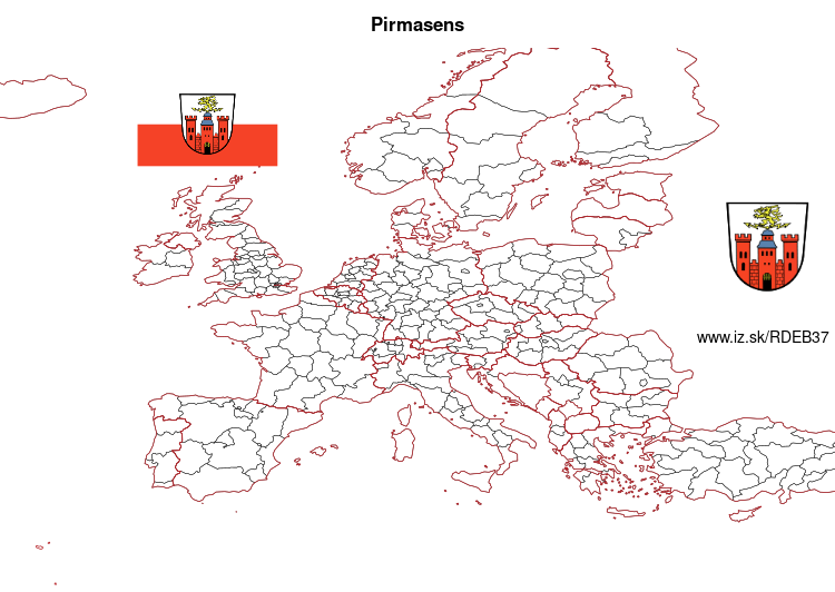 mapka Pirmasens DEB37