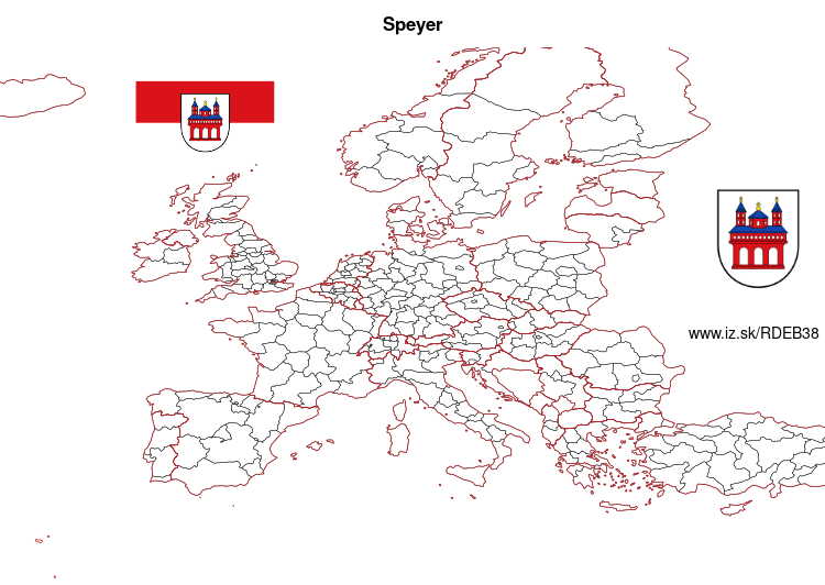 mapka Speyer DEB38