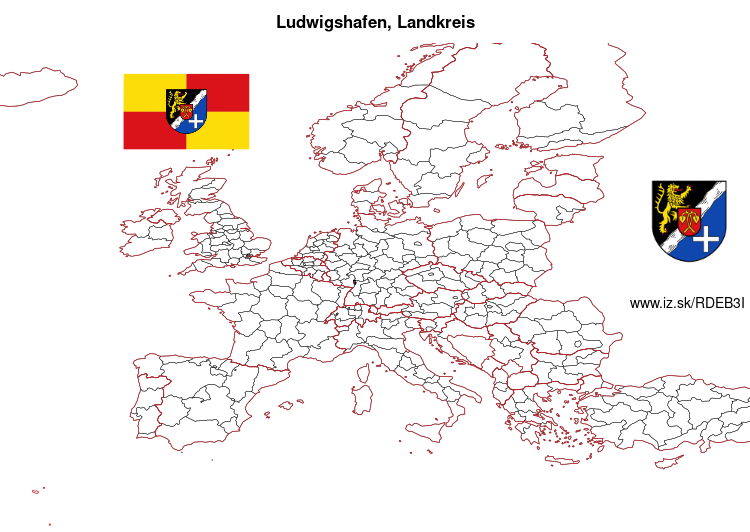 mapka Ludwigshafen, Landkreis DEB3I