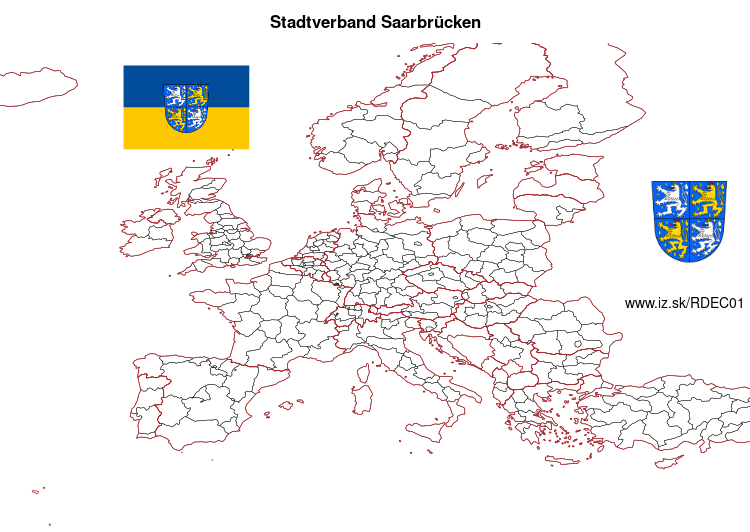 mapka Stadtverband Saarbrücken DEC01