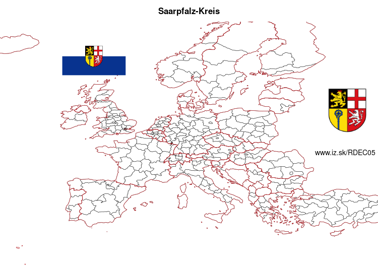 mapka Saarpfalz-Kreis DEC05