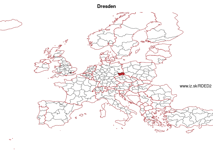 mapka Dresden DED2