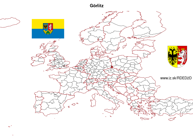 mapka Görlitz DED2D