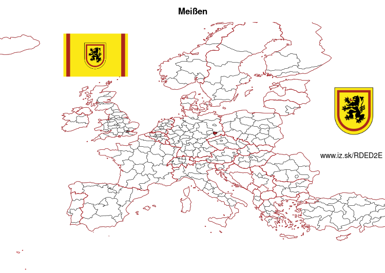 mapka Meißen DED2E