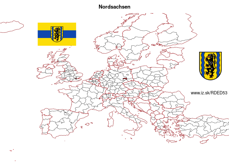 mapka Nordsachsen DED53