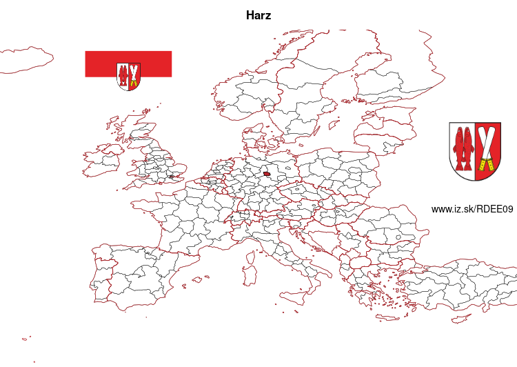 mapka Harz DEE09