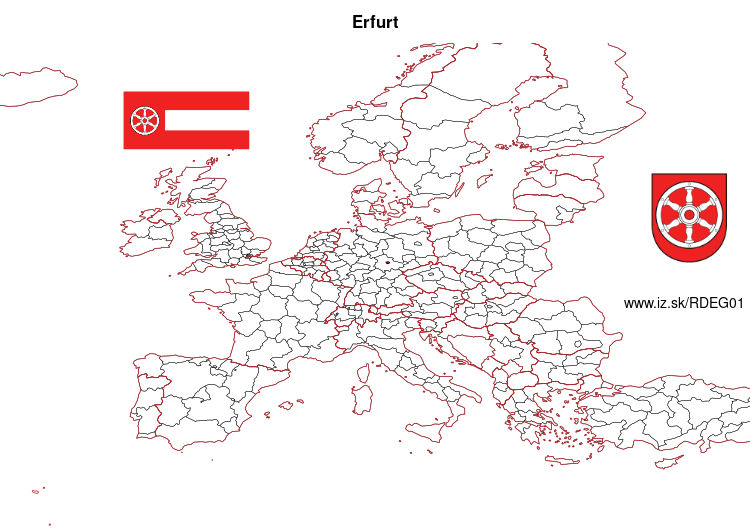 mapka Erfurt DEG01