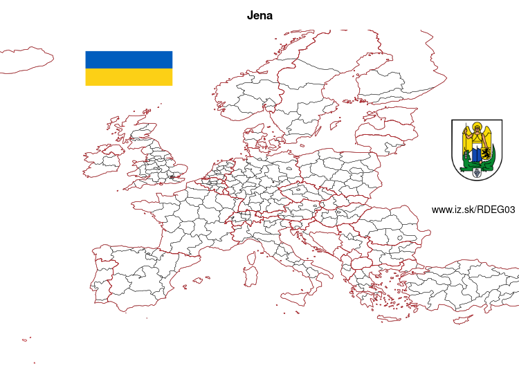 mapka Jena DEG03