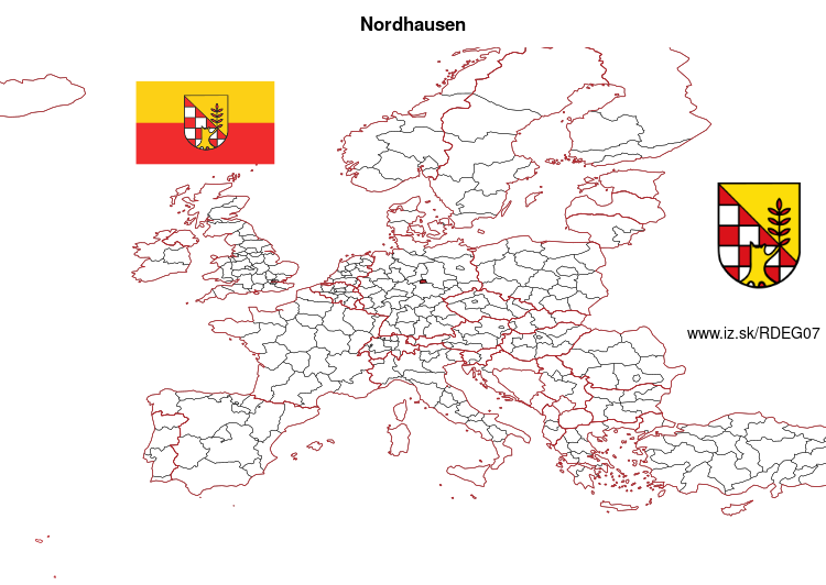 mapka Nordhausen DEG07