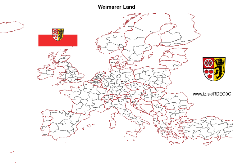 mapka Weimarer Land DEG0G