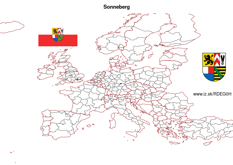 mapka Sonneberg DEG0H