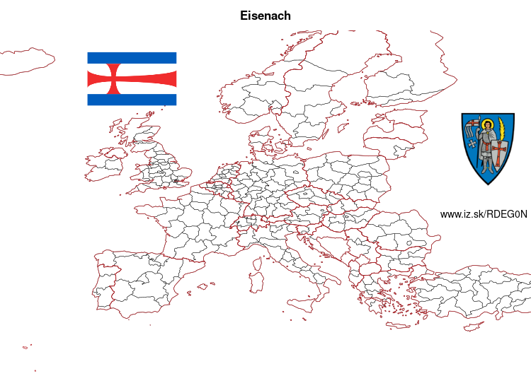 mapka Eisenach DEG0N