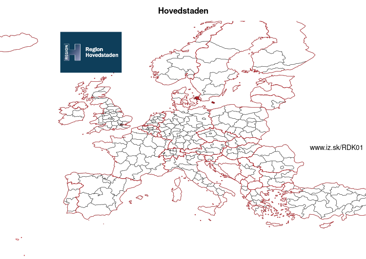 mapka Hovedstaden DK01