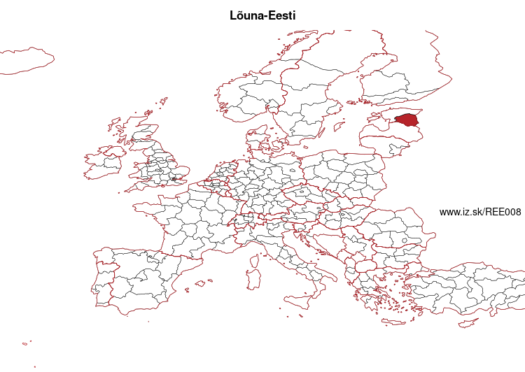 mapka Lõuna-Eesti EE008