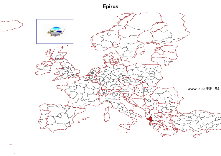 mapka Epirus EL54