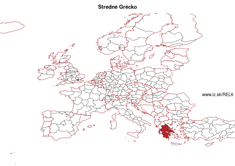 mapka Stredné Grécko EL6