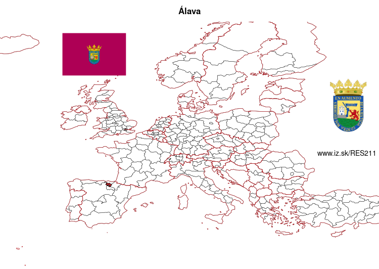 mapka Álava ES211