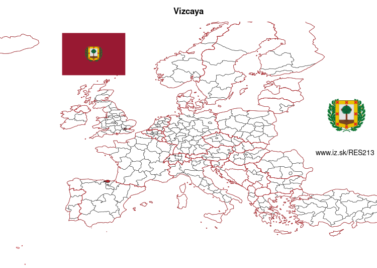 mapka Vizcaya ES213