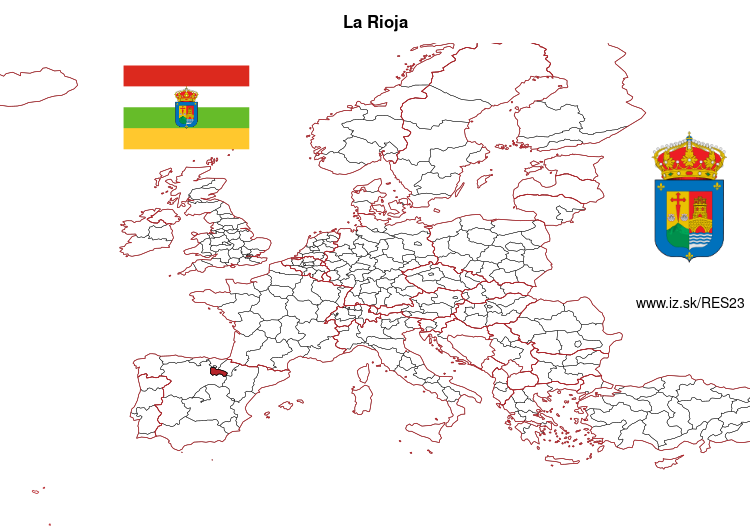 mapka La Rioja ES23