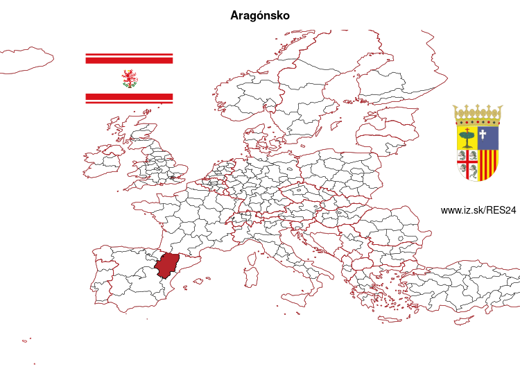 mapka Aragónsko ES24