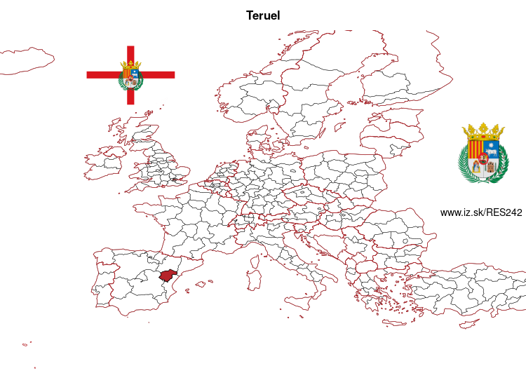 mapka Teruel ES242