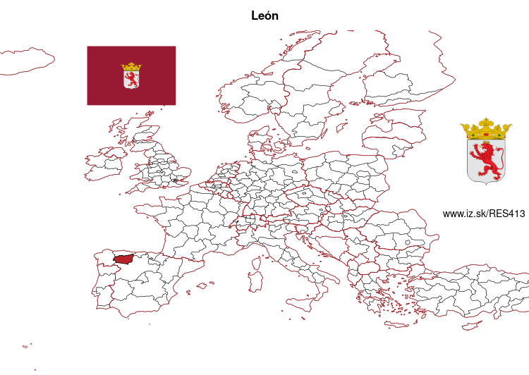 mapka León ES413
