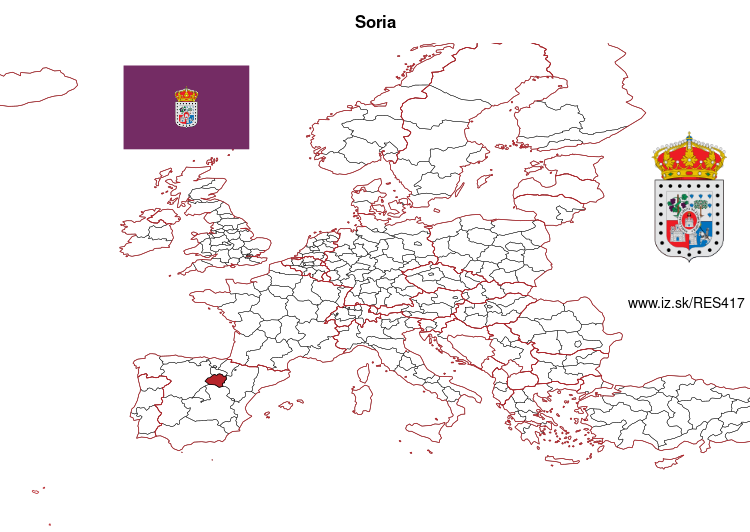 mapka Soria ES417