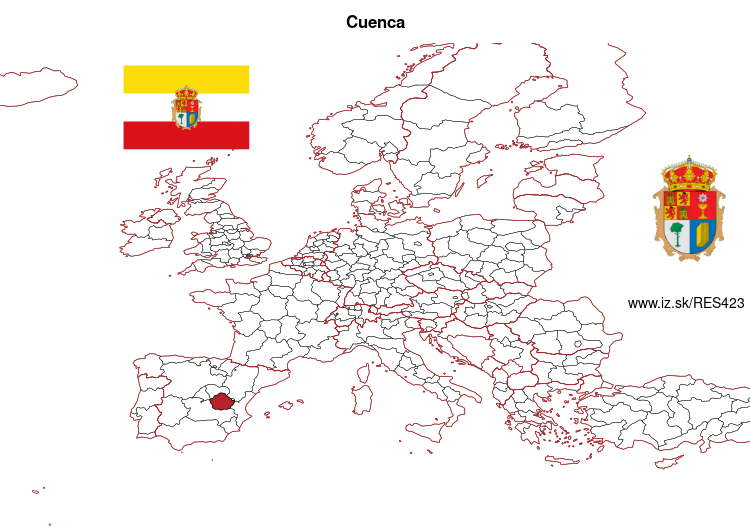 mapka Cuenca ES423