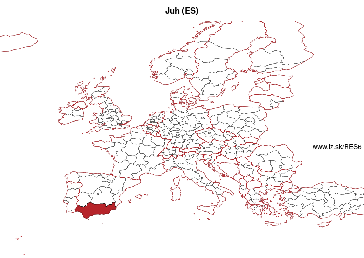 mapka Juh (ES) ES6