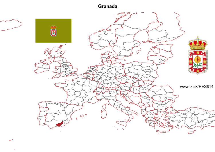 mapka Granada ES614