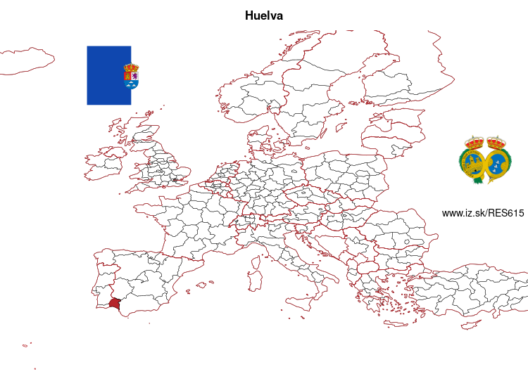 mapka Huelva ES615