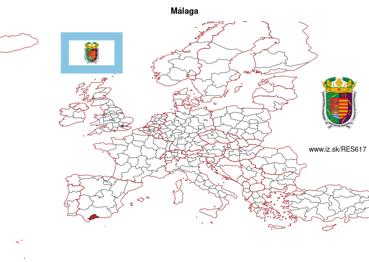 mapka Málaga ES617