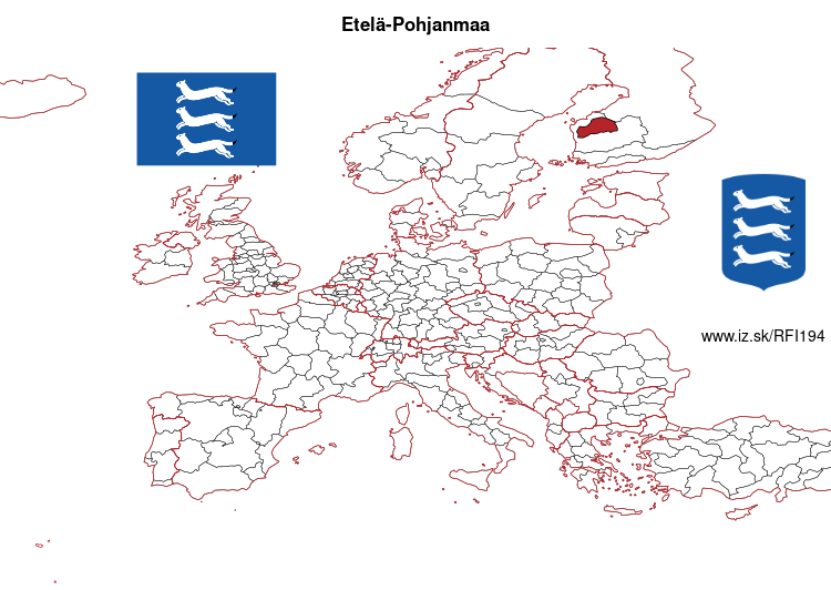 mapka Etelä-Pohjanmaa FI194