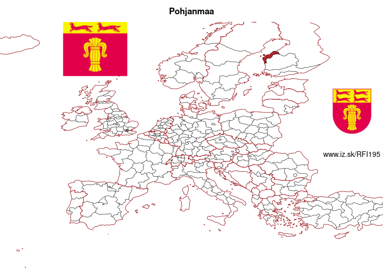 mapka Pohjanmaa FI195