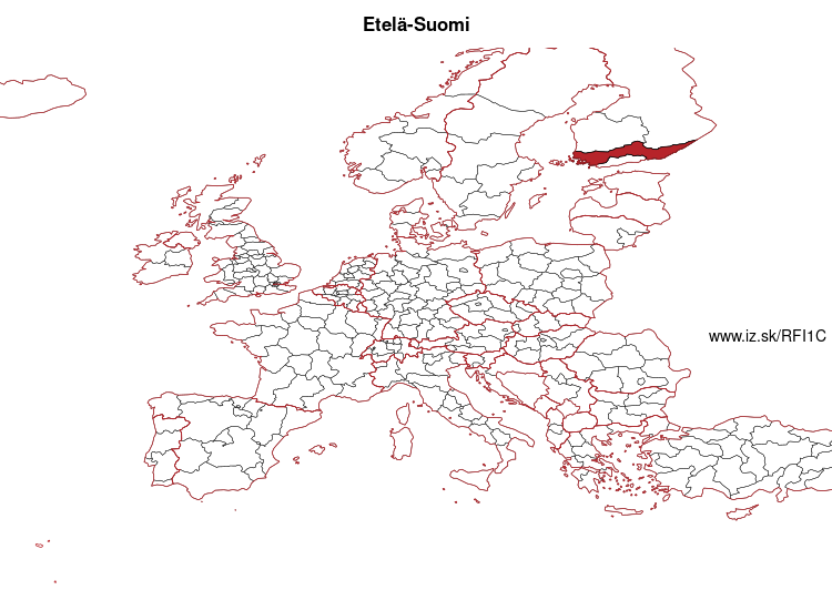 mapka Južné Fínsko FI1C