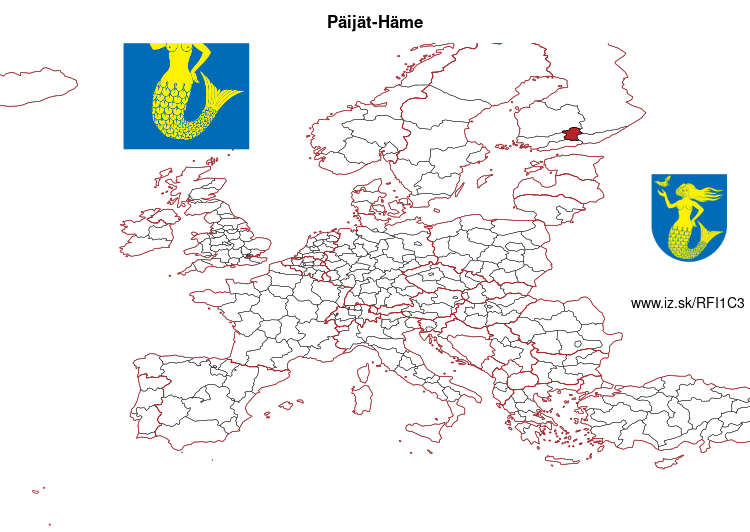 mapka Päijät-Häme FI1C3