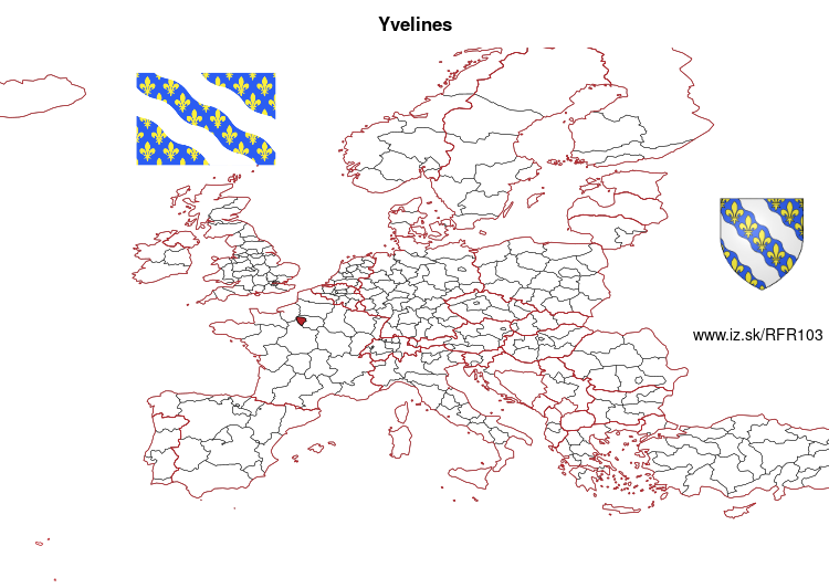 mapka Yvelines FR103