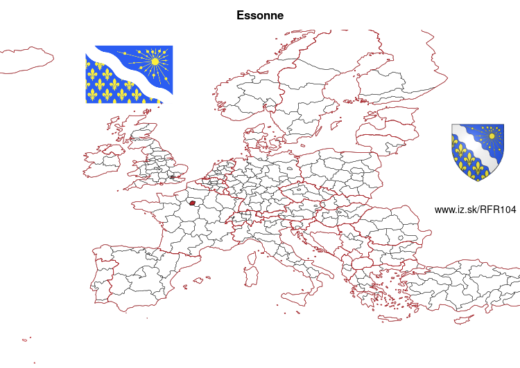 mapka Essonne FR104