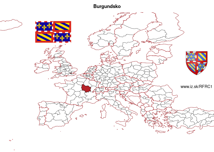 mapka Burgundsko FRC1