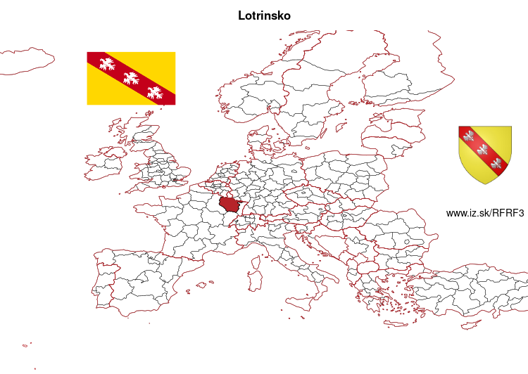 mapka Lotrinsko FRF3