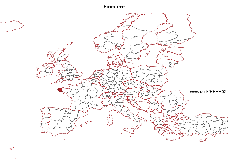 mapka Finistère FRH02