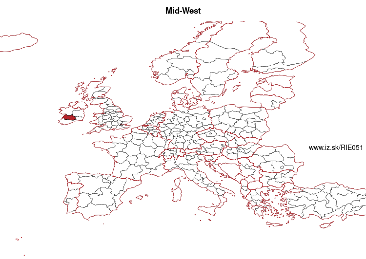 mapka Mid-West IE051