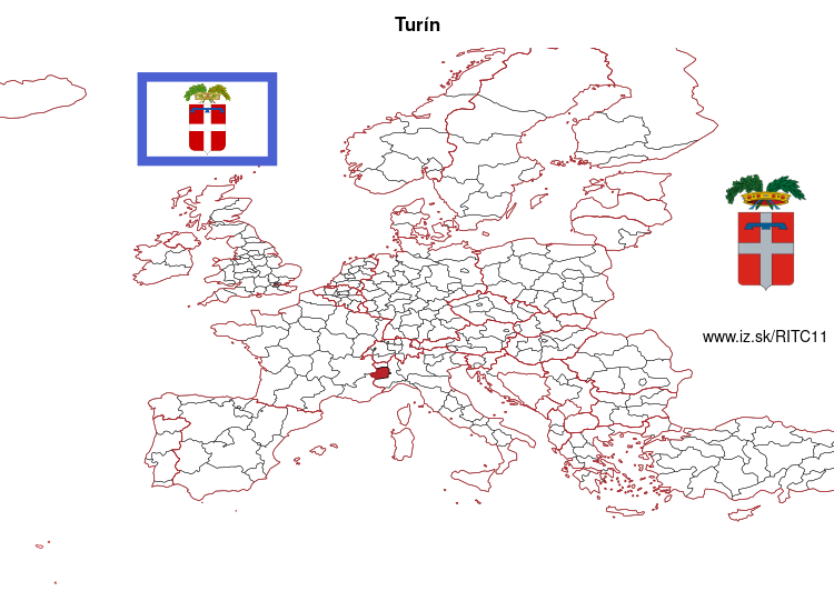 mapka Turín ITC11