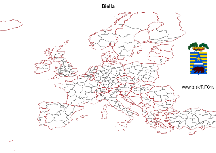 mapka Biella ITC13