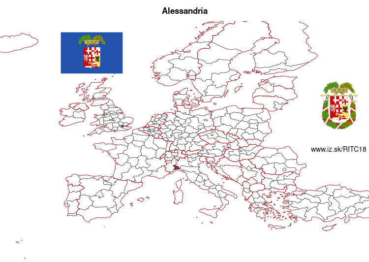 mapka Alessandria ITC18