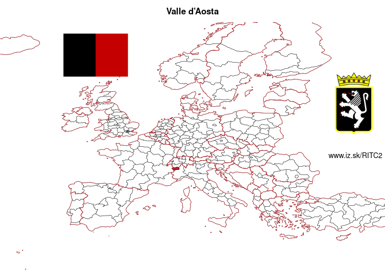 mapka Valle d’Aosta ITC2
