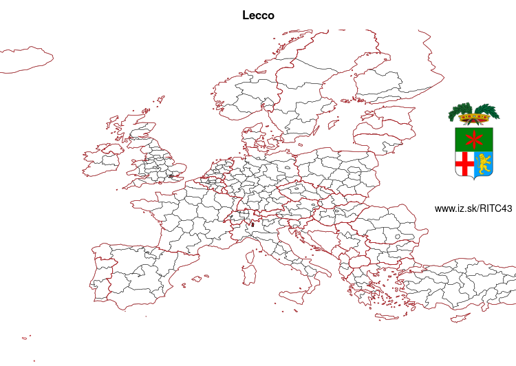 mapka Lecco ITC43