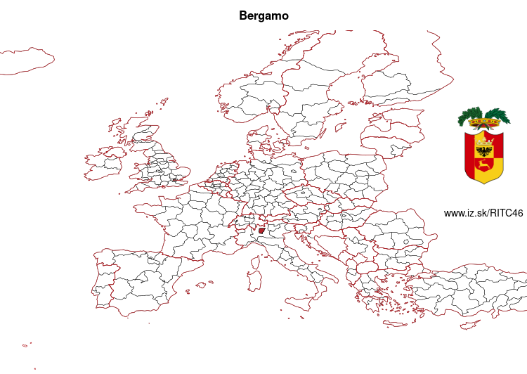 mapka Bergamo ITC46